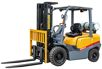 forklift using gas
